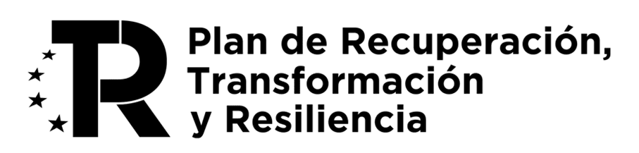 Logo PRTR tres líneas NEGRO Logo PRTR tres líneas NEGRO