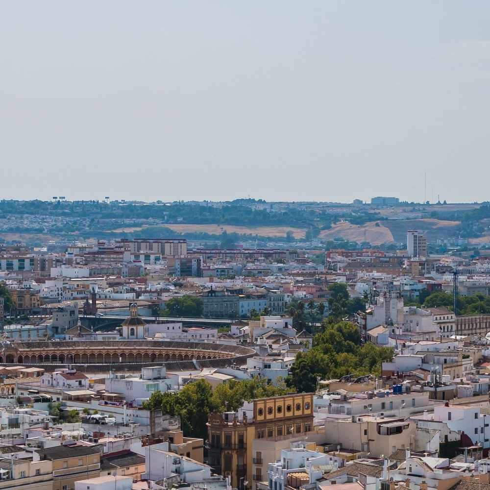 Vista panoramica de sevilla vista desde arriba Vista panoramica de sevilla vista desde arriba